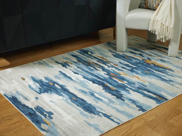 Vinlett 8' x 10' Washable Rug - Image 3
