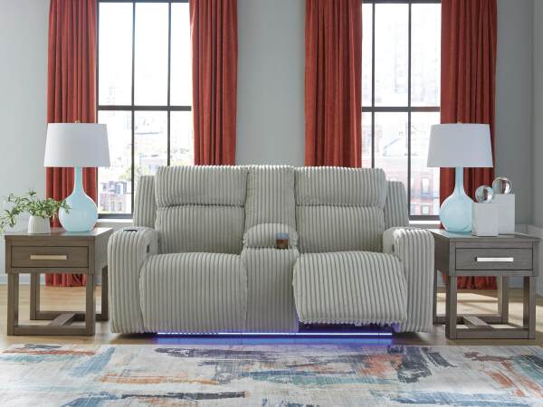 Forest Lake Power Reclining Loveseat with Console - Image 3