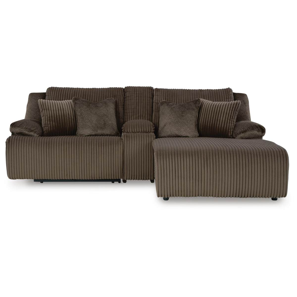 32875e8362a4b8b6fea7bce41562f154 Top Tier 3-Piece Reclining Sectional Sofa with Chaise - Image 1
