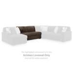 Midnight-Madness Armless Loveseat - Image 3