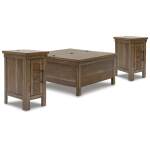 Moriville Lift-top Coffee Table and 2 Chairside End Tables
