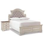 Realyn Full Panel Bed and Nightstand