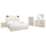 Cambeck King Panel Bed, Dresser, Mirror, Chest and 2 Nightstands