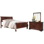 Alisdair Queen Sleigh Bed, Dresser and Mirror