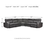 Samperstone 5-Piece Power Reclining Sectional - Image 5