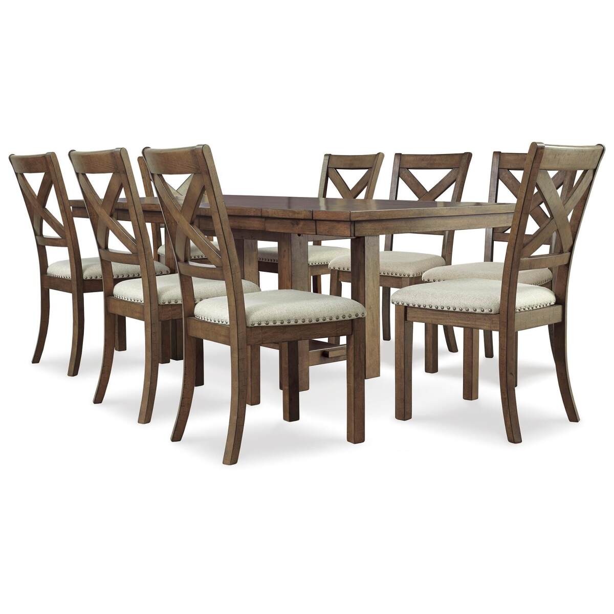 3533eaf34cd421a6b54590871f51e9d7 Moriville Dining Table and 8 Chairs - Image 1
