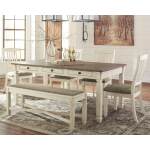 Bolanburg Dining Table with 4 Chairs and Bench - Image 2