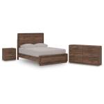 Fortlorn Queen Panel Bed, Dresser and Nightstand