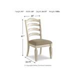Realyn Extension Dining Table and 6 Chairs - Image 8