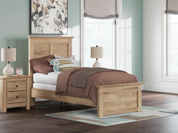 Makidern Twin Panel Bed, Dresser and Mirror - Image 17