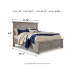 Lettner King Panel Storage Bed - Image 4
