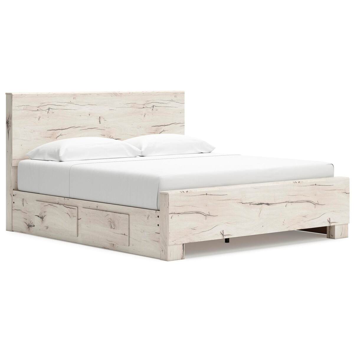 364cc2d689bb81ab52f8828de2ca9380 Lawroy King Panel Bed with Storage - Image 1