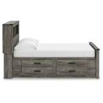 Frandern Full Bookcase Panel Bed with Storage - Image 9
