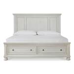 Robbinsdale Queen Storage Bed, Dresser, Mirror and Nightstand - Image 5