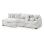 Cuddle Plush 3-Piece Sectional with Chaise