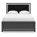 Zuraleus Queen Upholstered Panel Bed, Dresser and Mirror - Image 10