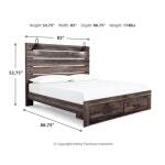Drystan King Panel Bed with 2 Storage Drawers - Image 5