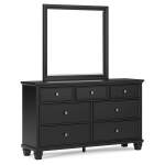 Lanolee Twin Panel Bed, Dresser and Mirror - Image 4