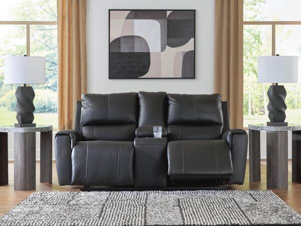 Glossmore Reclining Loveseat with Console - Image 7