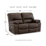 Leesworth Power Reclining Sofa, Loveseat and Recliner - Image 20