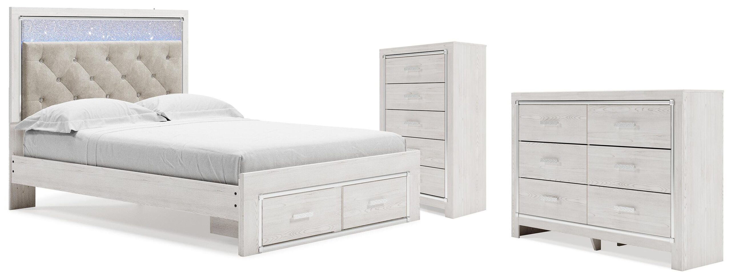 394a5c63c0f6886b090c7fefc587edcf Altyra Queen Storage Bed, Dresser and Chest - Image 1