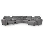 Modmax II 7-Piece Power Reclining Sectional with Chaise and Audio Consoles
