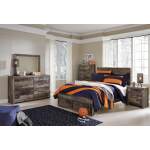 Derekson Full Panel Bed with 2 Storage Drawers - Image 6