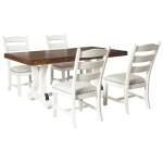 Valebeck Dining Table and 4 Chairs - Image 2