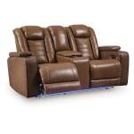 Gruaro Power Reclining Loveseat with Console - Image 4