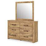 Maystonna Queen Crossbuck Panel Bed, Dresser, Mirror and Nightstand - Image 9