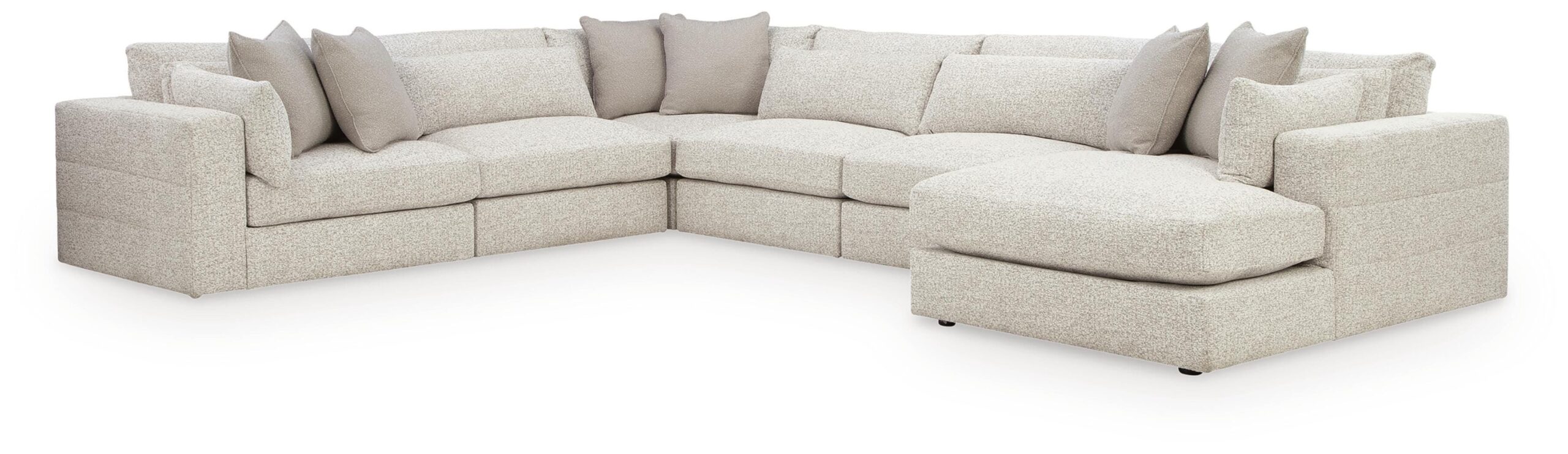 3aee8b74a0256ab2ef087f6e60abc7c5 Ashbourne Estate 6-Piece Sectional with Chaise - Image 1