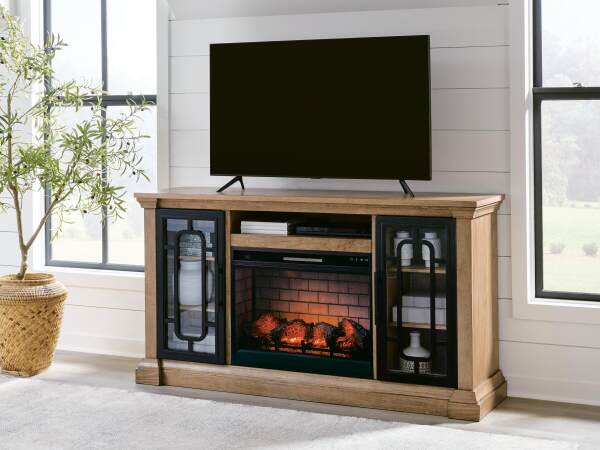 Wittenmyer 72" TV Stand with Electric Fireplace - Image 3