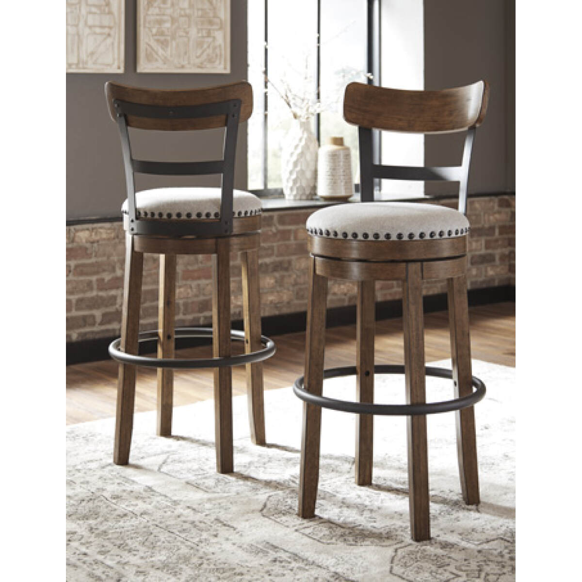 3b7cc23d9111c646dff347bb35bc7afb Valebeck Bar Height Bar Stool - Image 1