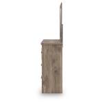 Rusticott Queen Poster Bed, Dresser, Mirror and Nightstand - Image 8