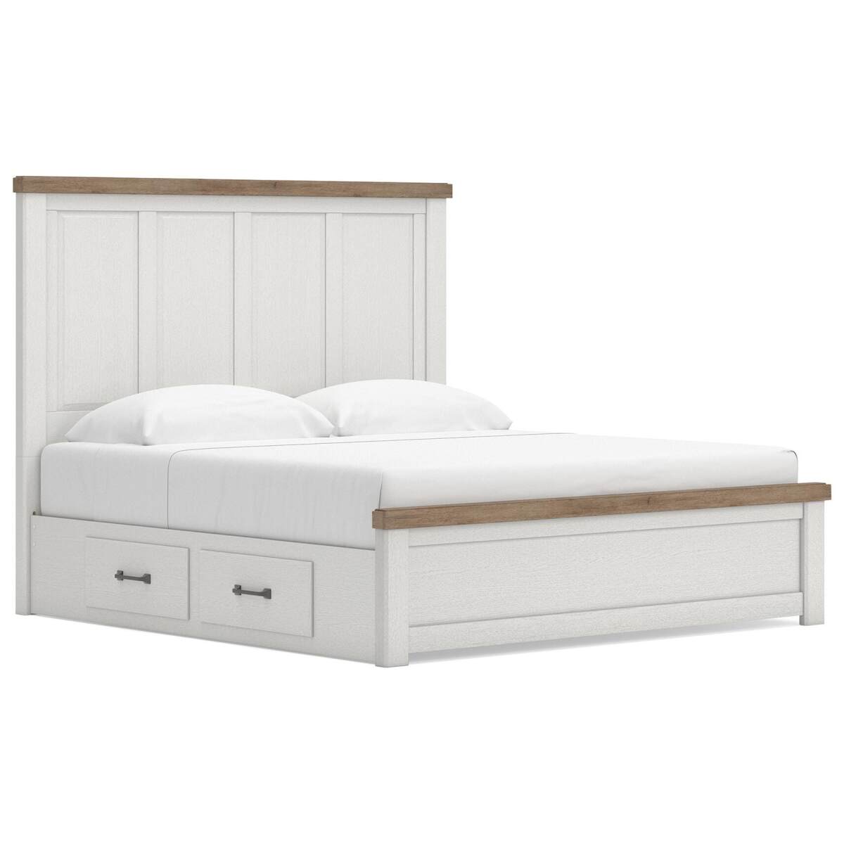 3bf48b43427021902360bda089ea62c2 Savonport King Panel Bed with Storage - Image 1