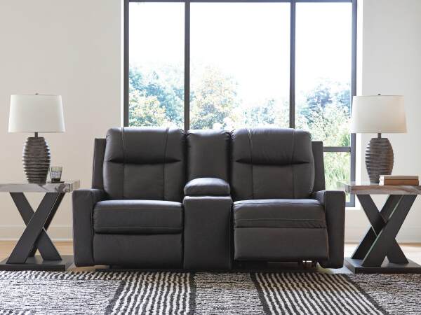 Mackmenville Reclining Loveseat with Console - Image 7