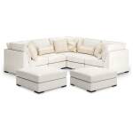 Donelson Creek 5-Piece Sectional and 2 Oversized Ottomans - Image 2