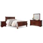Alisdair King Sleigh Bed, Dresser, Mirror and Nightstand