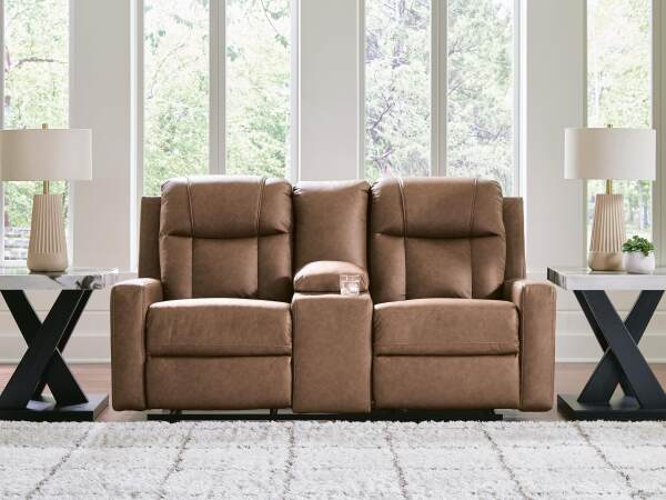 Mackmenville Reclining Loveseat with Console - Image 3