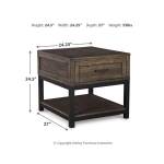 Johurst Lift-top Coffee Table and 2 End Tables - Image 8