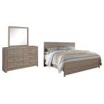Culverbach King Panel Bed, Dresser and Mirror