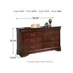 Alisdair Twin Sleigh Bed, 2 Dressers, Mirror and Nightstand - Image 4