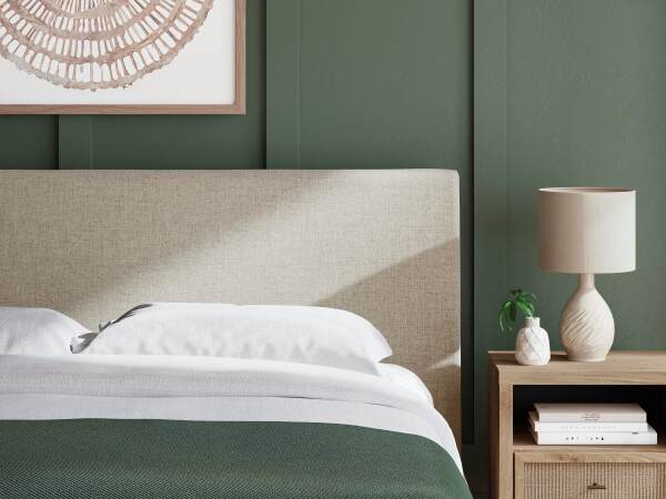 Cielden California King Upholstered Bed with Roll Slats - Image 10