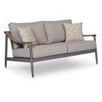 Ocean Beach Outdoor Loveseat with Cushion - Image 2