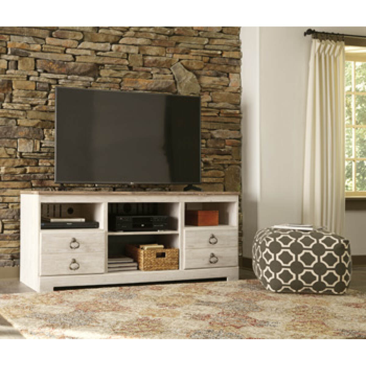 3e7492ae2b915a27e4eb6299367351ad Willowton 64" TV Stand - Image 1