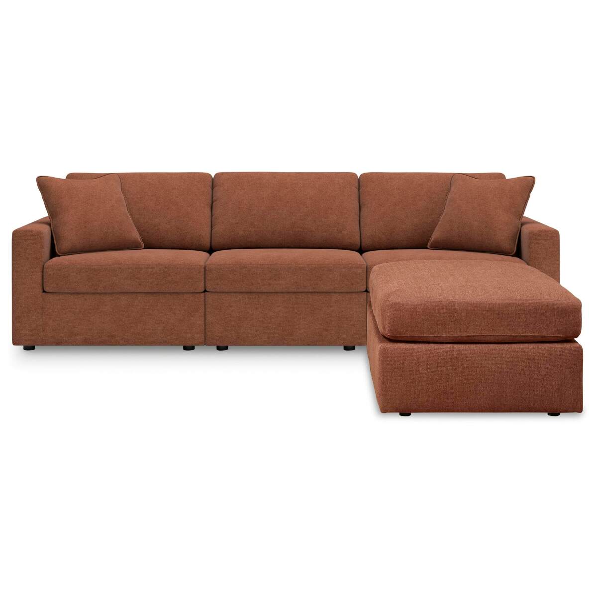 3ebdfb931df291ca091b114a3a6766ef Modmax 3-Piece Sectional and Ottoman - Image 1