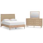 Cielden Queen Panel Bed, Dresser and Mirror - Image 2