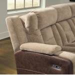 Mixed Motion Power Reclining Sofa - Image 9
