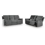 Barnsana Power Reclining Sofa and Loveseat