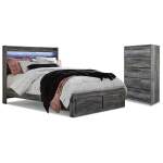 Baystorm Queen Panel Storage Bed with Chest - Image 3
